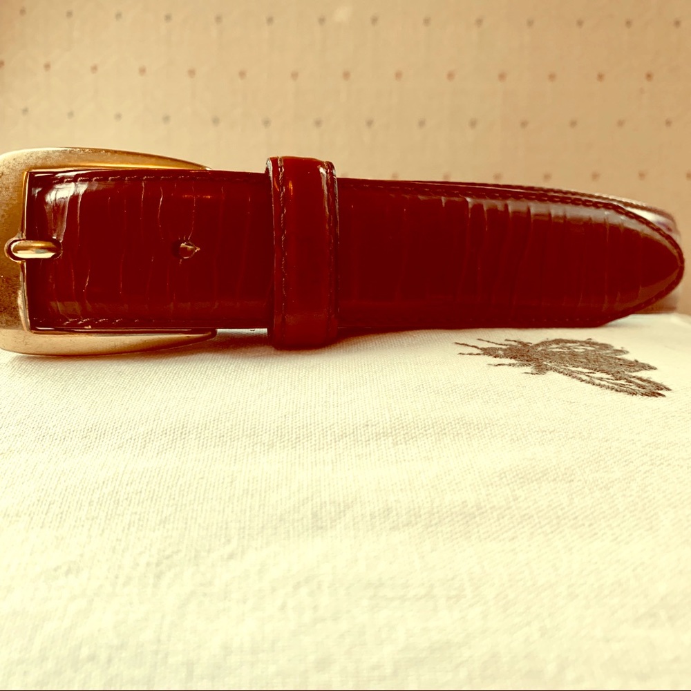 . SOLD.    LL Bean leather belt